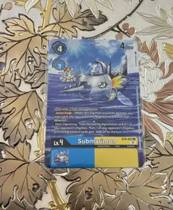 Digimon Card Game BT8-023 U Submarimon New Awakening Alt Art Promo BIN - Image 1