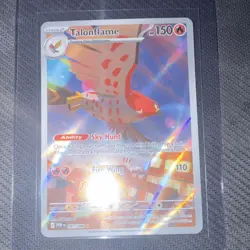 Pokemon Talonflame Holo Rare POR 091/088 Stage 2 150 HP 110 Attack - Image 1