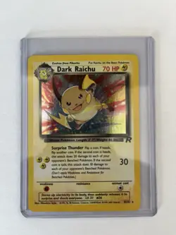 Pokemon TCG Dark Raichu 83/82 Team Rocket Holo - Image 1