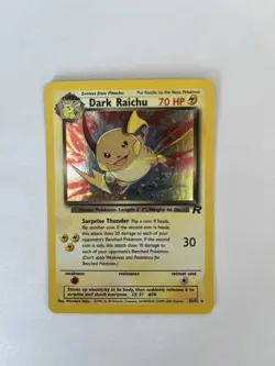 Pokemon TCG Dark Raichu 83/82 Team Rocket Holo - Image 3
