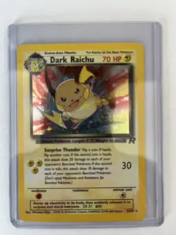 Pokemon TCG Dark Raichu 83/82 Team Rocket Holo - Image 5