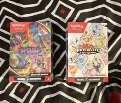 Pokemon Mega Evolution Phantasmal Flames & Prismatic Evo Booster Bundle Box (2) - Image 1