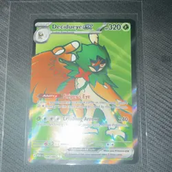 Pokemon Decidueye EX Holo POR 100/088 320 HP 240 Attack Bird - Image 1