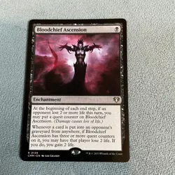 MTG- Bloodchief Ascension- Commander Maters- Near Mint - MAGIC CARD - Image 1