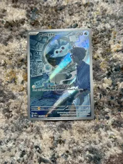 Pokemon Mantyke Illustration Rare Holo Full Art Paradox Rift 189/182 30HP Basic - Image 1