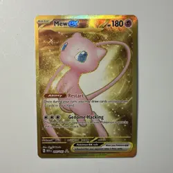 Pokemon TCG Mew ex Ultra Rare Full Art Holo 193/165 SV151 Basic 180 HP EX - Image 1