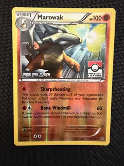 Pokemon League Challenge Marowak 2nd Place Stamp #78 LP - Image 1