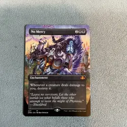 MTG- No Mercy (Borderless)- Dominaria Remastered- Near Mint Cond- MAGIC CARD - Image 1