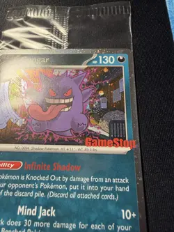 Pokemon TCG Gengar GameStop Exclusive Stamped Promo 50/88 Sealed Swirl 🌀 - Image 2