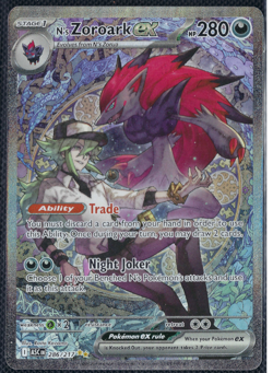 N's Zoroark ex 286/217 SIR SECRET Pokemon Ascended Heroes PSA 10 candidate - Image 1