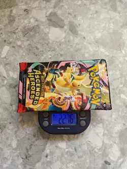 HEAVY! 22.76g Pokemon TCG Ascended Heroes Booster Pack (SEALED) - Image 1