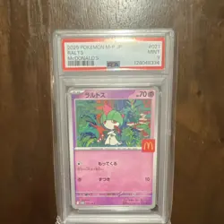 Pokemon Ralts 021/M-P M-P Promo Regular PSA 9 Japanese 70 HP - Image 1