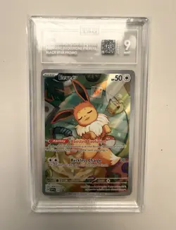 Eevee 173 Sv: Scarlet & Violet Promo Holo TAG Graded 9 Pokemon TCG 2025 - Image 1