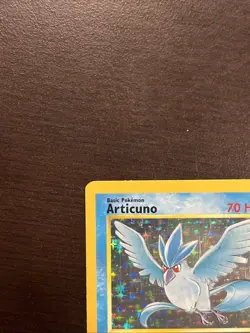 1999 Pokemon Fossil Articuno Holo 2/62 Free Shipping - Image 2