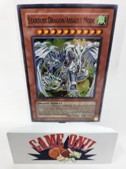 YuGiOh Stardust Dragon/Assault Mode DP09-EN001 Super Rare 1st Edition NM - Image 1
