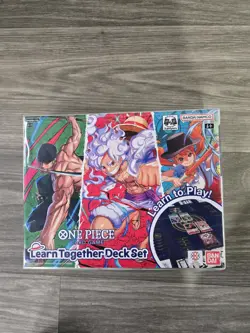 One Piece TCG Learn Together Luffy Zoro & Nami Starter Deck Set LT-01 - Image 1