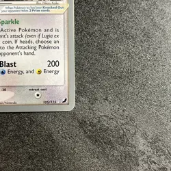 Pokemon TCG Lugia Ex 105/115 2006 World Championships Single LP Non Holo Card - Image 5