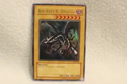 Yugioh Red-Eyes B. Dragon 1st Edition Card SDJ-001 - Image 1