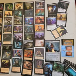 Deck of Magic Commander Cards =***Little Toxic RATS*** Tribal Mono Black RareMTG - Image 2