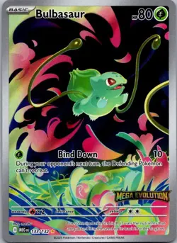 Bulbasaur - (Mega Evolution Stamped) Illustration Rare Miscellaneous Cards & Pro - Image 1