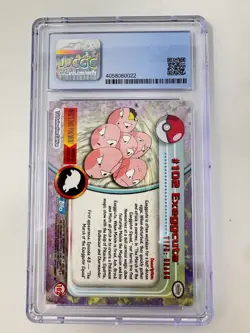 Exeggcute 2000 Topps Series 2 102 CGC 10 Perfect Pokemon Card Sub Grades - Image 2