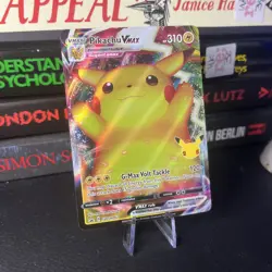 Pokemon Card Pikachu VMAX SWSH062 Black Star Promo Near Mint - Image 2