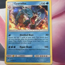 Pokemon Gyarados Holo Rare Card 30/181 Sm-Team Up Stage 1 HP150 Hyper Beam - Image 1