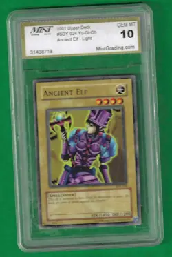 2001 YU-GI-OH! Ancient Elf - Light #sdy-024 Graded Card MGS 10 gem mint - Image 1