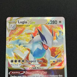 Lugia VSTAR 139/195 Silver Tempest Ultra Rare Pokemon Card - Near Mint - Image 2