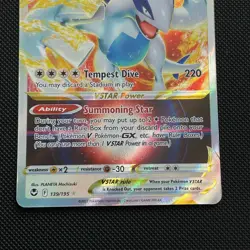 Lugia VSTAR 139/195 Silver Tempest Ultra Rare Pokemon Card - Near Mint - Image 3