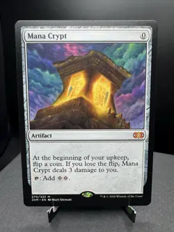 MTG Double Masters Mana Crypt Regular Mythic NM - Image 1
