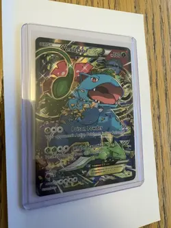 Venusaur EX XY 123 Black Star Promo Full Art Holo Card Near Mint Condition - Image 1
