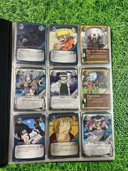 Naruto Sasuke Uchiha Trading Cards binder lot - Image 3