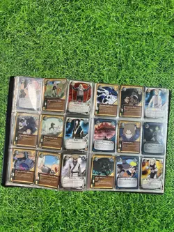 Naruto Sasuke Uchiha Trading Cards binder lot - Image 5