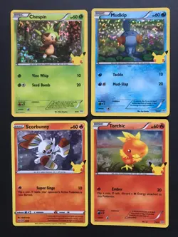 8 X McDonalds HOLO Celebrations 2021 Bundle Pokemon Cards Mudkip Piplup Torchic - Image 2