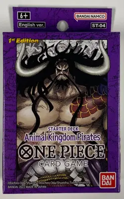 One Piece Card Game 1st Edition Super Pre-Release Starter Deck Animal Kingdom - Image 1