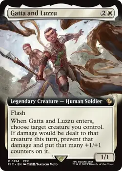 MTG Gatta and Luzzu (Extended Art) - 134 / English / Near Mint - Image 1