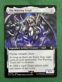 The Warring Triad (Extended Art) R Commander: FINAL FANTASY 193 NM - Image 1