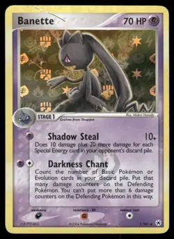 Pokemon Cards Banette 1/101 Hidden Legends Holo Rare MP - Image 1