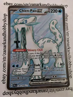 Pokemon Chien-Pao ex 236/193 Paldea Evolved NM - Image 1
