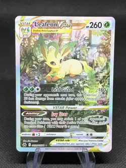 Pokemon TCG Leafeon VStar Crown Zenith Galarian Gallery GG35/GG70 - Image 1