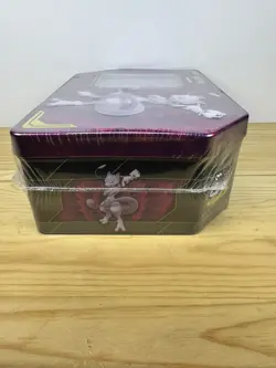 Pokemon TCG: Mewtwo & Mew GX Tag Team Power Partnership Tin Factory Sealed - Image 3
