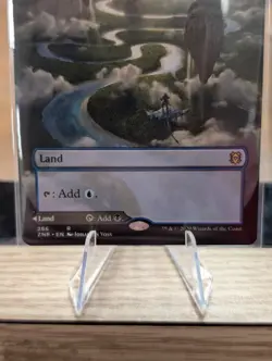 MTG 1x BORDERLESS Clearwater Pathway Murkwater Pathway 286 Zendikar Rising x1 NM - Image 3