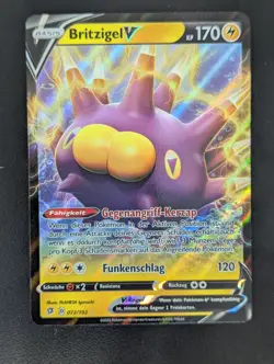 Pokemon Karte Britzigel V 072/192 Clash der Rebellen - Image 1