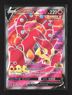 Pokemon SWSH06: Chilling Reign #162/198 Ultra Rare,Holo Volcanion V (Full Art) - Image 1
