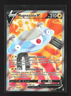 Pokemon SWSH11: Lost Origin #175/196 Ultra Rare,Holo Magnezone V (Full Art) - Image 1