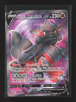 Pokemon Silver Tempest #179/195 Ultra Rare,Holo Hisuian Arcanine V (Full Art) - Image 1