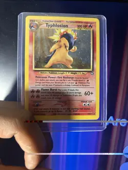 Pokemon Typhlosion Neo Genesis Holo Rare 17/111 100 HP Stage 2 Unlimited Card - Image 1