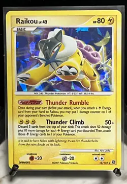 Raikou 16/132 Secret Wonders Holo Pokemon TCG - Image 1