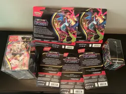 Pokemon Phantasmal Flames Sealed Lot Booster Box Bundle Blister Packs - Image 3